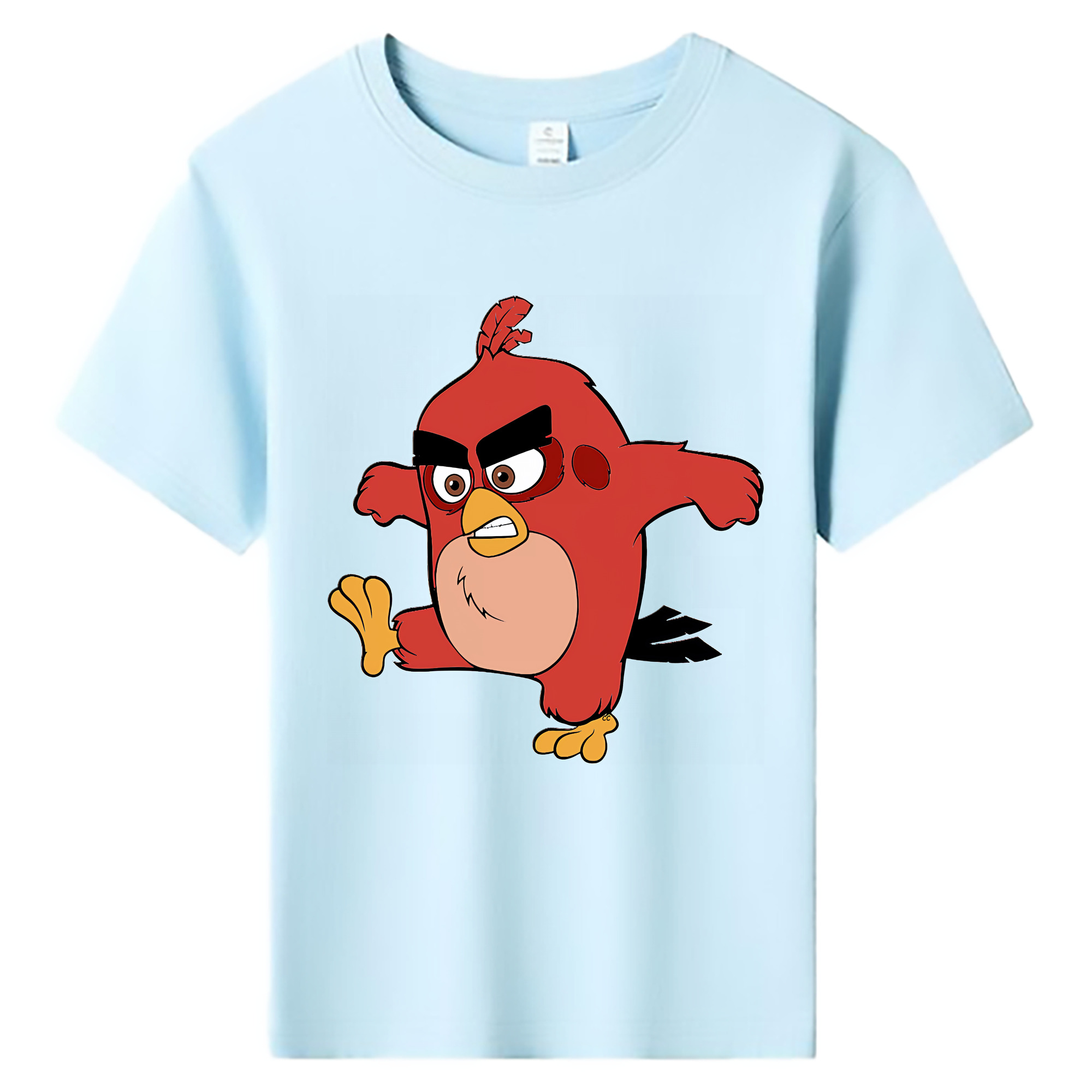 （画像用） Angry Birds アングリーバード 綿100％キッズTシャツ（フロントプリント）